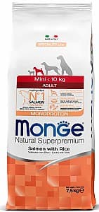 Сухой корм для собак Monge MINI ADULT Salmon/Rice 7.5 kg