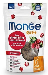 Сухой корм для кошек Monge GIFT FILLED STERILISED Duck/Cranberries 60gr