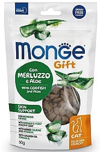 Сухой корм для кошек Monge GIFT FILLED SKIN Codfish/Aloe 60gr