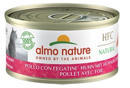 Влажный корм для кошек Almo Nature HFC Can Natural Chicken and Liver 70g