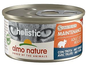 Влажный корм для кошек Almo Nature HOLISTIC Can Maintenance Trout 85g