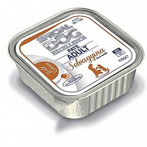 Hrană umedă pentru câini Special Dog EXCELLENCE PATE ADULT WILD GAMES 150gr