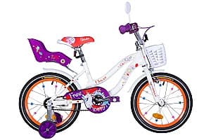 Bicicleta pentru copii Formula Flower Premium 16 Violet