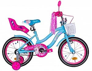 Bicicleta pentru copii Formula Flower Premium 16 Blue