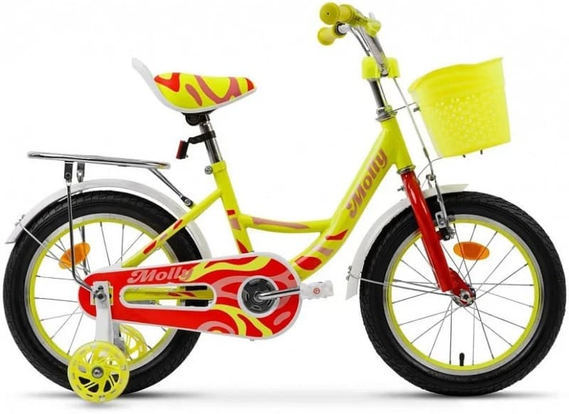 Bicicleta pentru copii Krakken Molly 16 Yellow