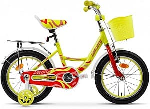 Bicicleta pentru copii Krakken Molly 16 Yellow