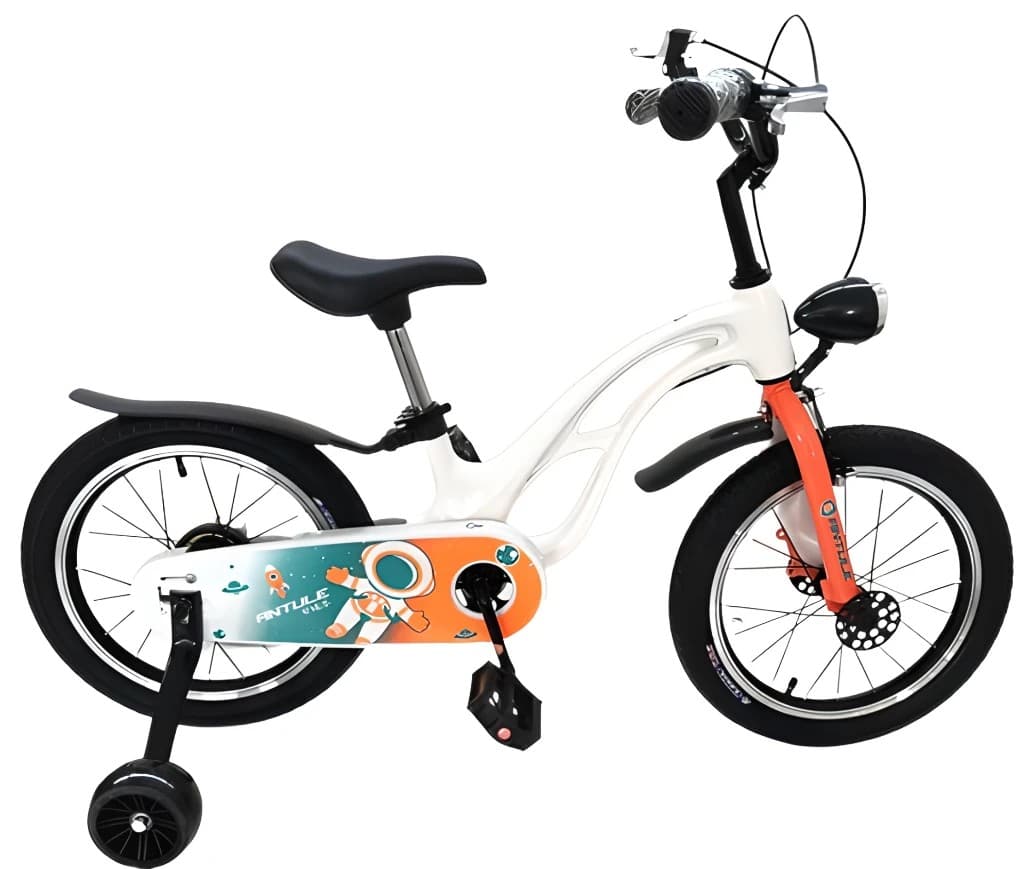 Bicicleta pentru copii TyBike TyBike BK-6 16 White/Orange