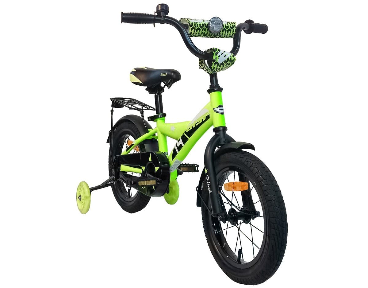 Bicicleta pentru copii Aist Stitch 14 (lime)