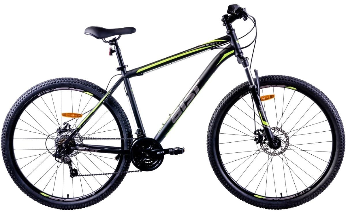 Bicicleta de munte Aist Quest Disc 29/19.5 Black/Yellow (29-01)