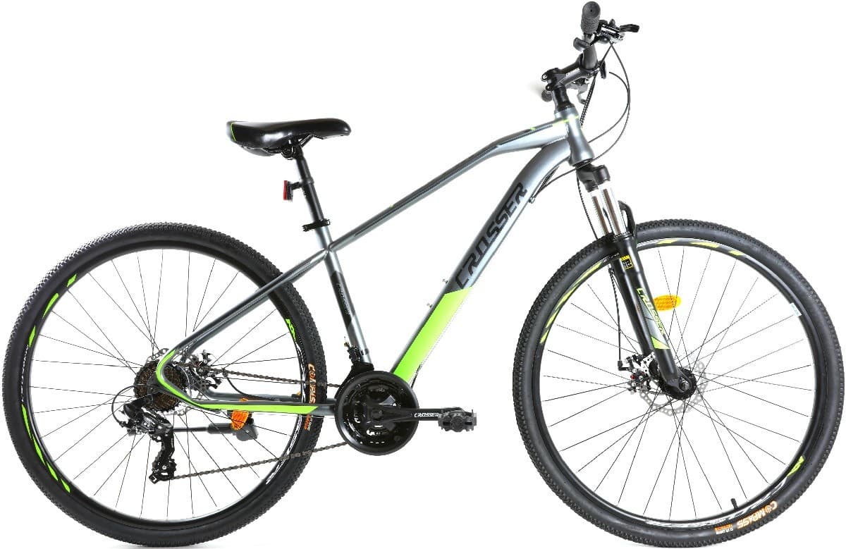 Горный велосипед Crosser GEMINI R29 GD-SKD Grey/Green