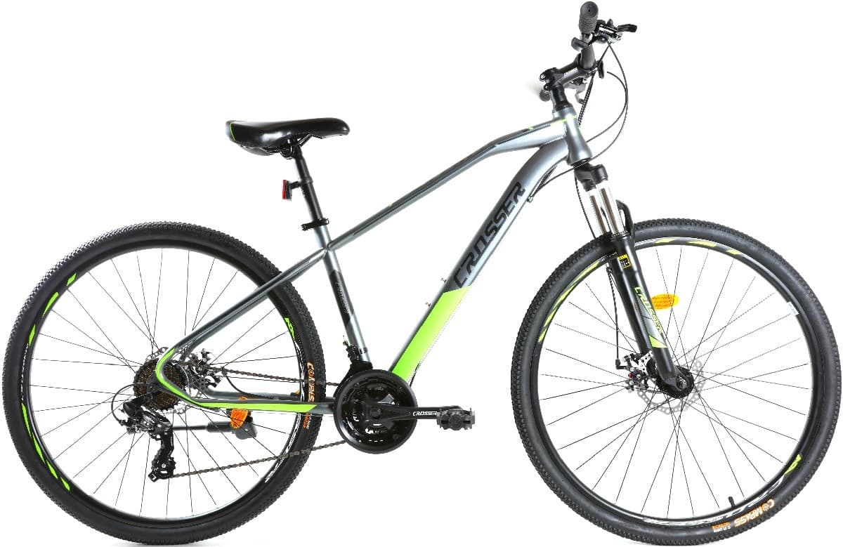 Bicicleta de munte Crosser GEMINI R29 GD-SKD Grey/Green