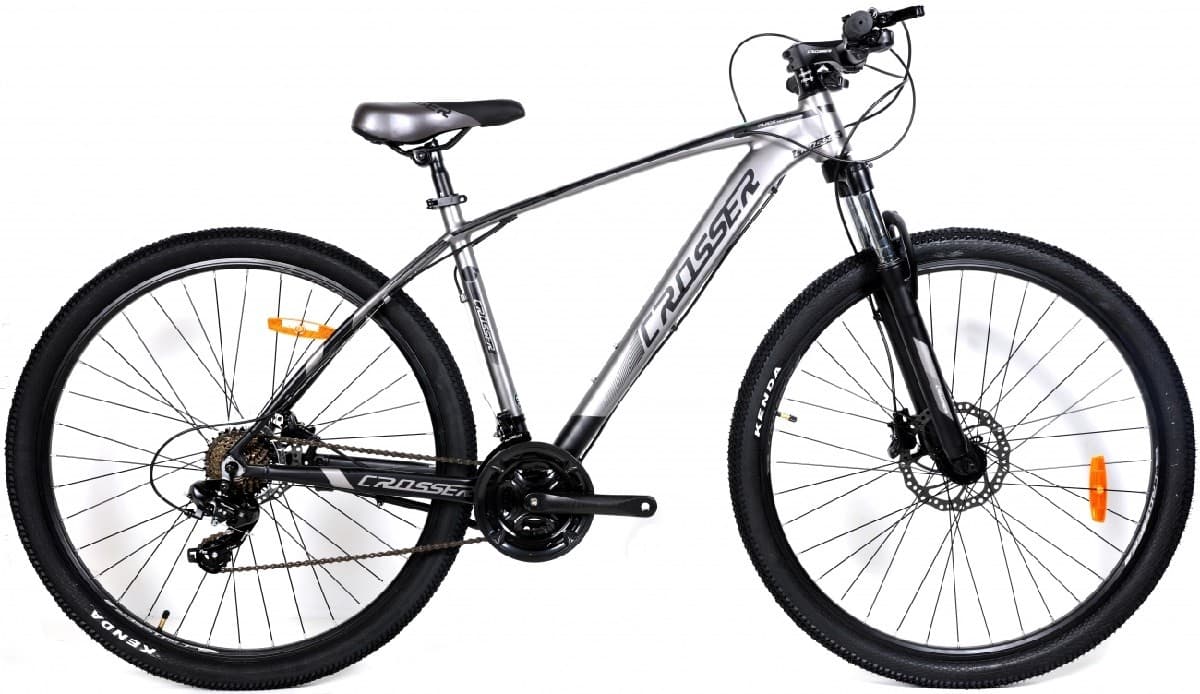 Bicicleta de munte Crosser QUICK 26/17 21S Shimano+Logan Hidraulic Black/Gray