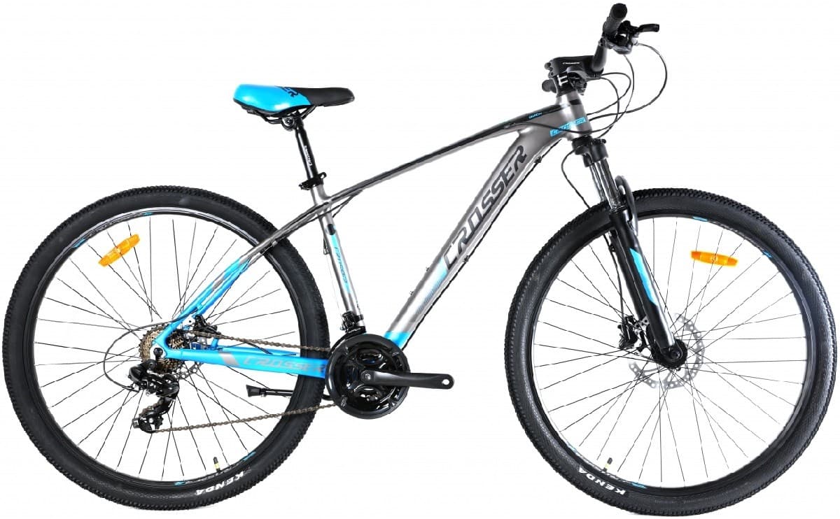 Bicicleta de munte Crosser QUICK 29/17.5  21S Shimano+Logan Hidraulic Gray/Blue