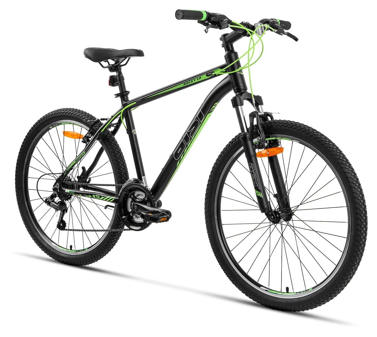 Bicicleta de munte Aist Rocky 1.0 Black/Green