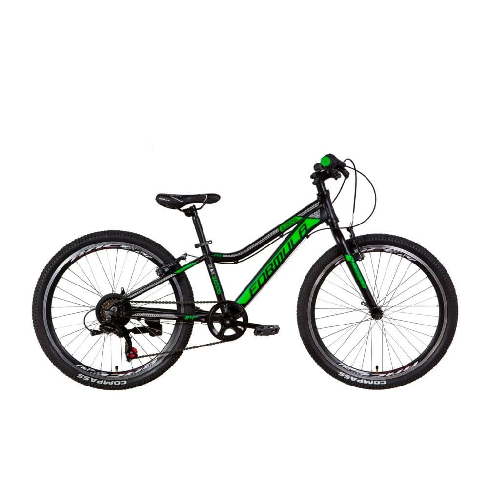 Горный велосипед Formula 24 WOOD Vbr/12. 2021 Black/Green