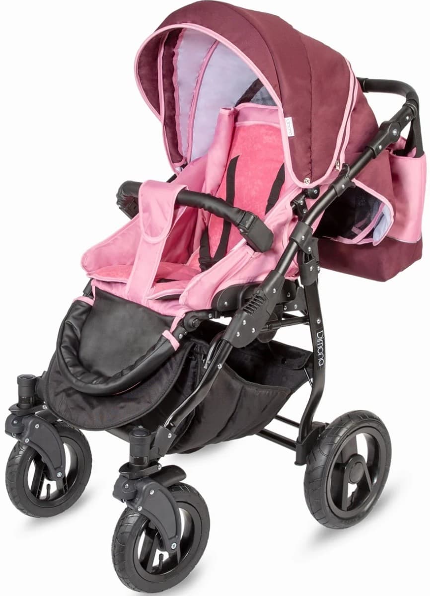 Модульная коляска Coccolle Dimona 3 in 1 Pink