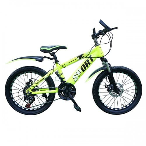 Bicicleta pentru copii Sport 20" black/lime