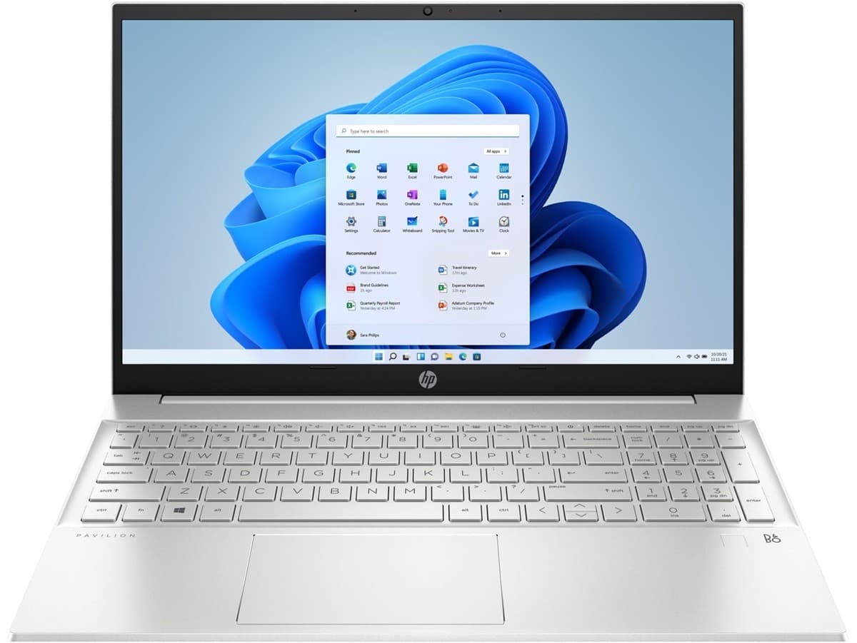 Ноутбук HP Pavilion 15 Natural Silver (15-eh3007ci)