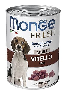 Влажный корм для собак Monge FRESH ADULT veal 400gr