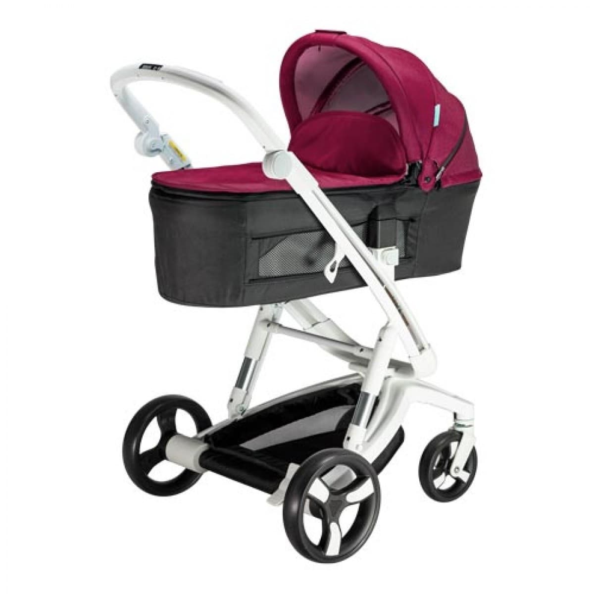 Carucior de plimbare Bebumi Space White ECO 2 in 1 (Ruby)