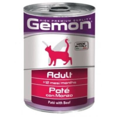 Hrană umedă pentru pisici Monge PATE ADULT BEEF 400gr