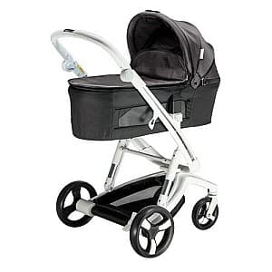 Модульная коляска Bebumi Space White ECO 2 in 1 (Gabardine Black)