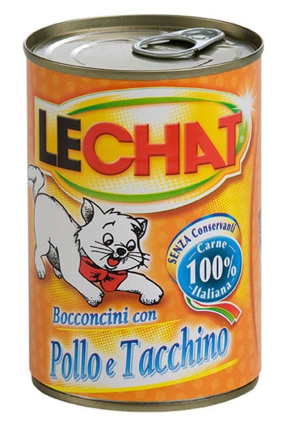 Hrană umedă pentru pisici Monge LECHAT Chunkies Chicken and turkey 720gr