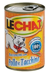 Влажный корм для кошек Monge LECHAT Chunkies Chicken and turkey 720gr