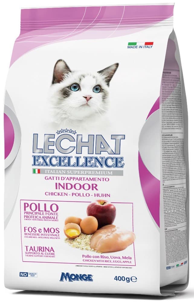 Сухой корм для кошек Monge LECHAT EXCELLENCE INDOOR 400gr