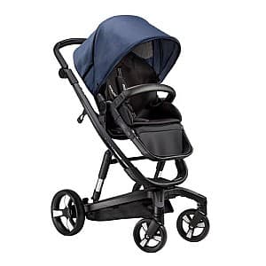 Carucior de plimbare Bebumi Space Black Eco 2in1 (Navy Blue)