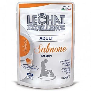 Hrană umedă pentru pisici Monge LECHAT EXCELLENCE POUCH ADULT SALMON 100gr