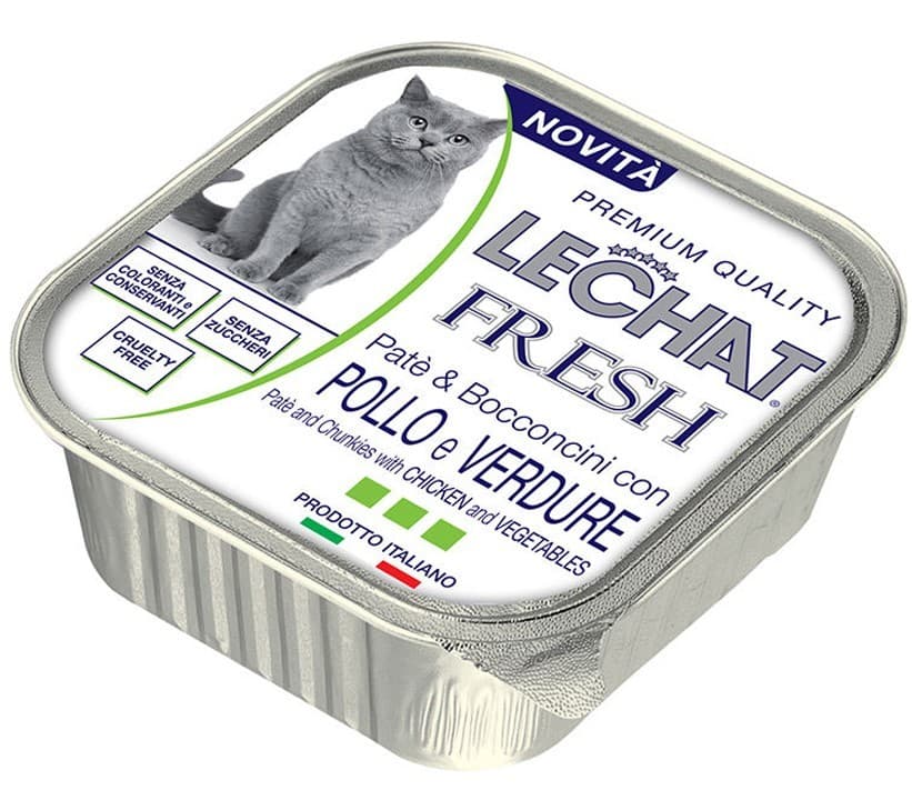 Влажный корм для кошек Monge LECHAT FRESH Chicken and vegetables 100gr