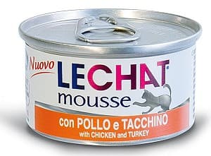 Hrană umedă pentru pisici Monge LECHAT Pate Chicken and turkey 85gr