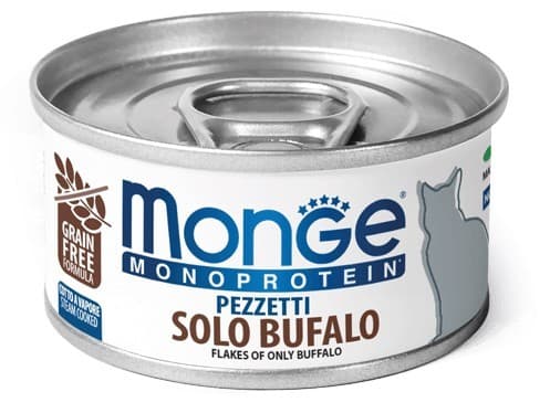 Влажный корм для кошек Monge FLAKES MONOPROTEIN BUFFALO 80gr