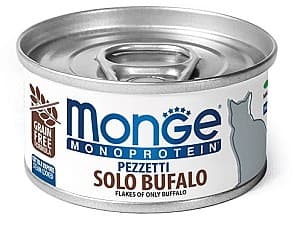 Влажный корм для кошек Monge FLAKES MONOPROTEIN BUFFALO 80gr