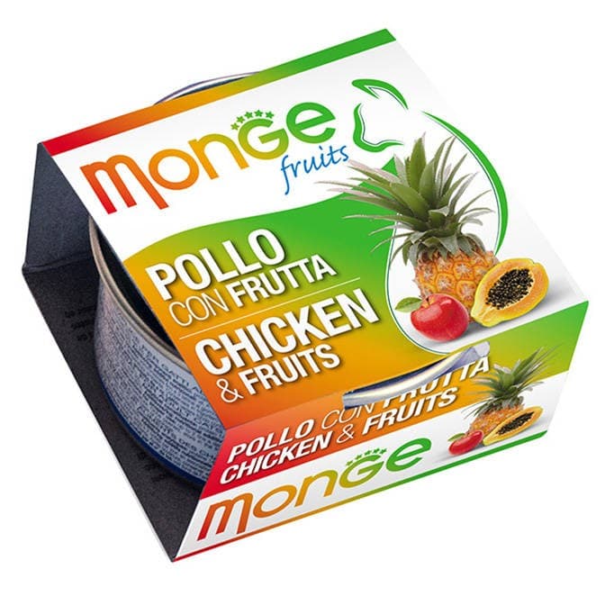 Hrană umedă pentru pisici Monge FRUIT CHICKEN WITH FRUITS