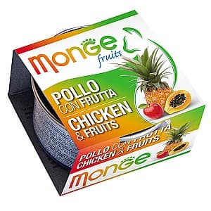 Влажный корм для кошек Monge FRUIT CHICKEN WITH FRUITS