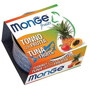 Влажный корм для кошек Monge FRUIT TUNA WITH FRUITS 80gr