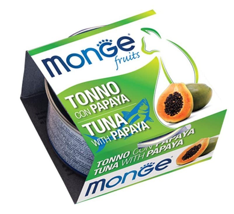 Влажный корм для кошек Monge FRUIT TUNA/PAPAYA 80gr