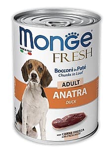 Влажный корм для собак Monge FRESH ADULT duck 400gr