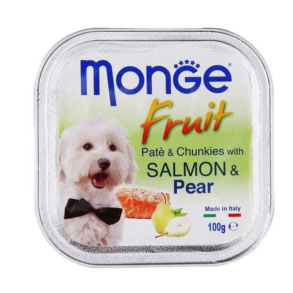 Влажный корм для собак Monge DOG FRUIT SALMON/PEAR 100gr