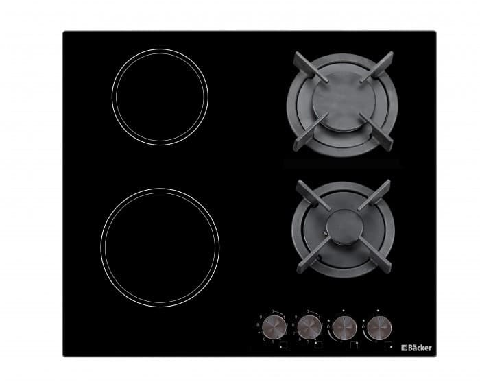 Plita incorporabila combinata Backer HMB-602G2RAD