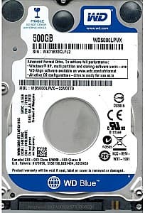 HDD WESTERN DIGITAL Blue WD5000LPVX 500GB (WD5000LPVX-NP)