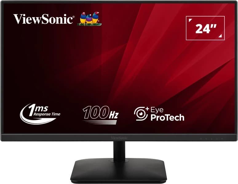 Monitor VIEWSONIC VA2408-MHDB Black