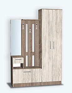 Прихожая ML Mobila ML-4 Var.2 stejar endgrey/artwood deschis