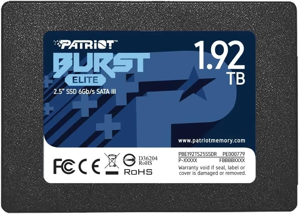 SSD PATRIOT Burst Elite 1.92TB (PBE192TS25SSDR)