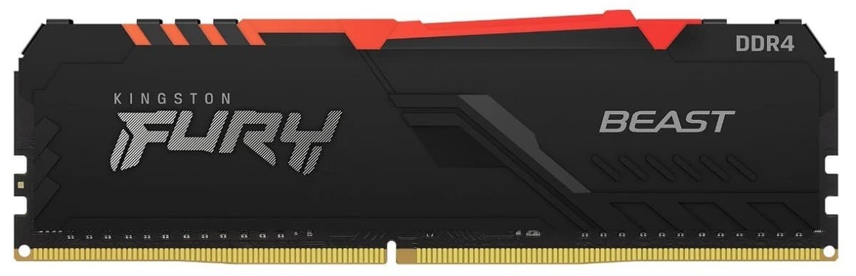 RAM Kingston FURY Beast RGB 16GB (KF426C16BB1A/16)