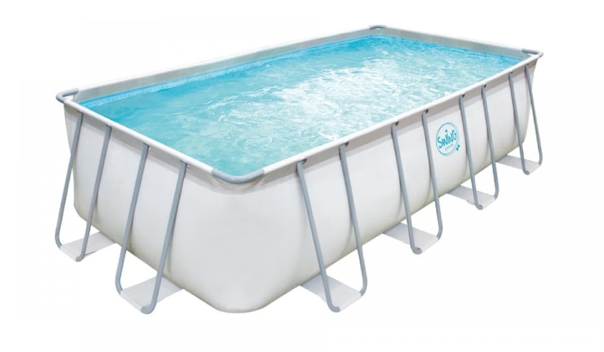 Piscină cu cadru Swing 5.49х2.74x1.32 Grey (3APM0110)