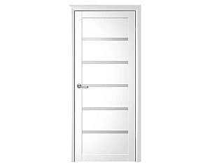 Межкомнатная дверь Albero Vena Matte Glass Vinil  White 400 мм