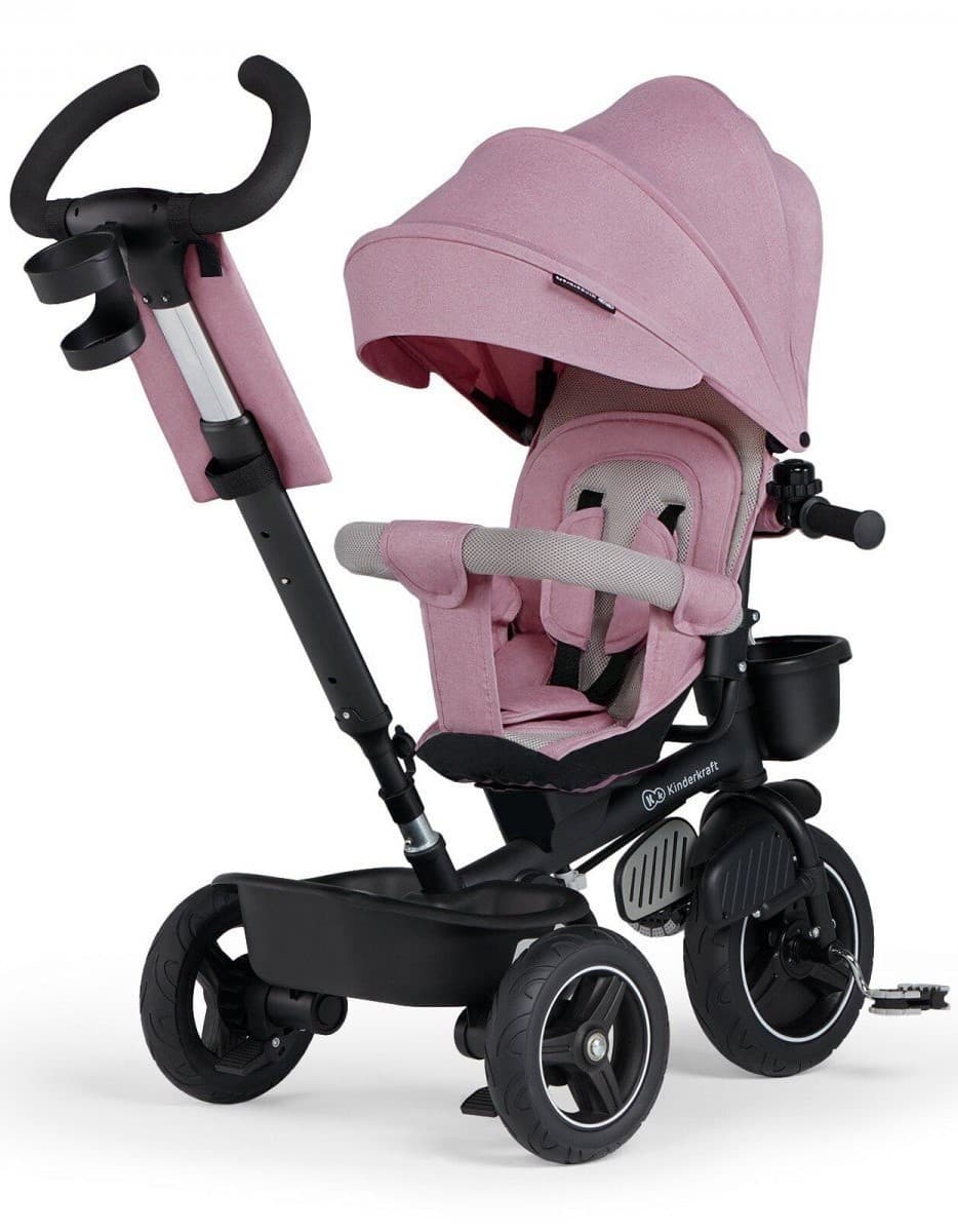 Трицикл KinderKraft Spinster 360° Pink